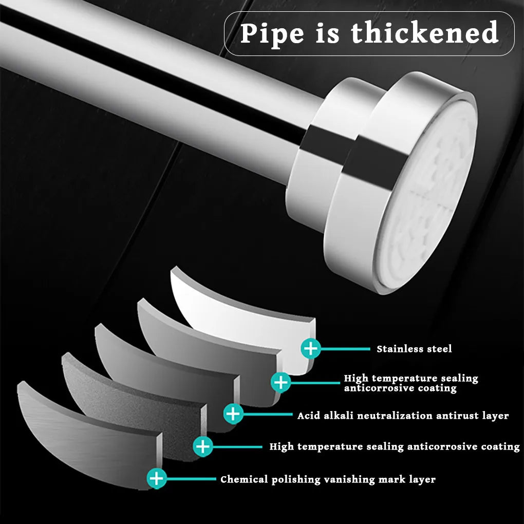 Adjustable Telescopic Curtain Rod Hoshino