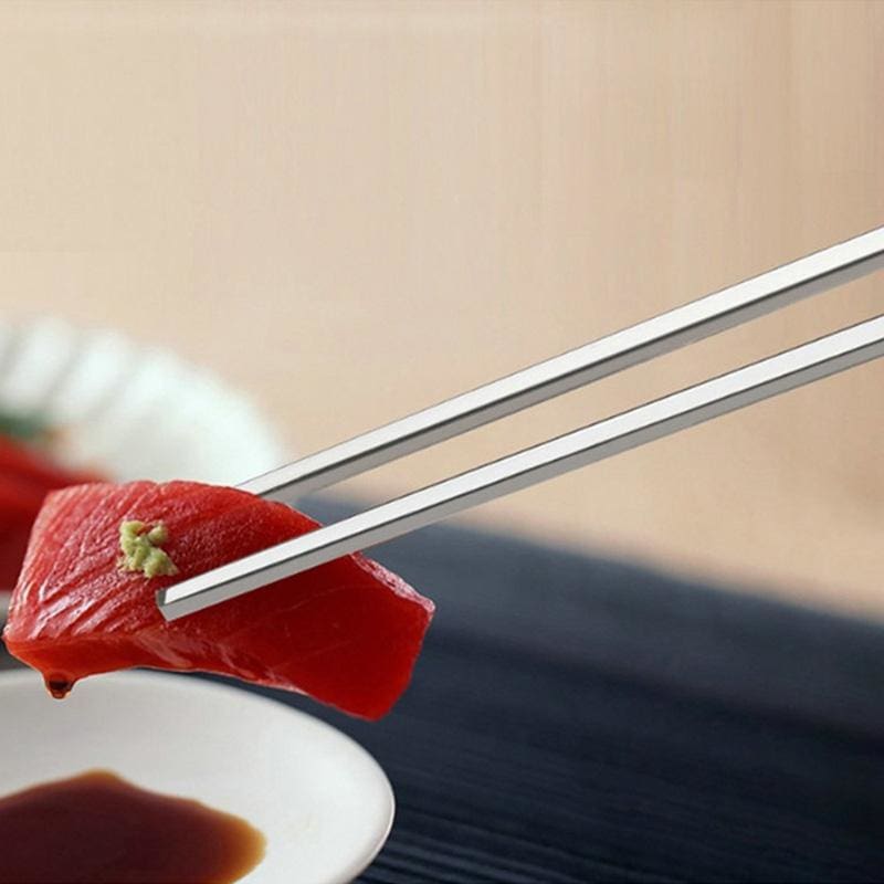 5 pairs of Metal Chopsticks Maebashi
