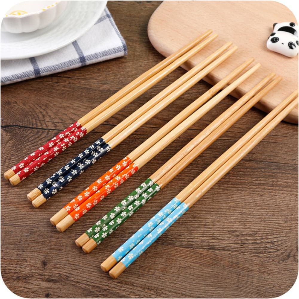 5 pairs of Wooden Chopsticks Nagaoka