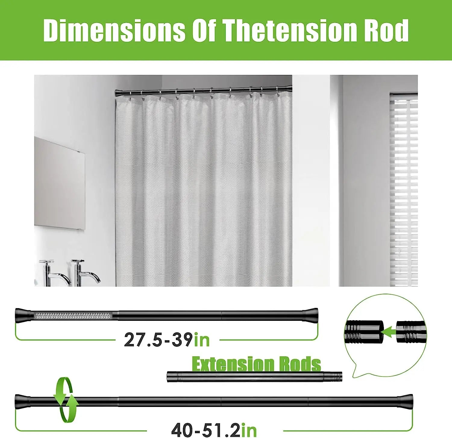 Adjustable Curtain Rod Hida
