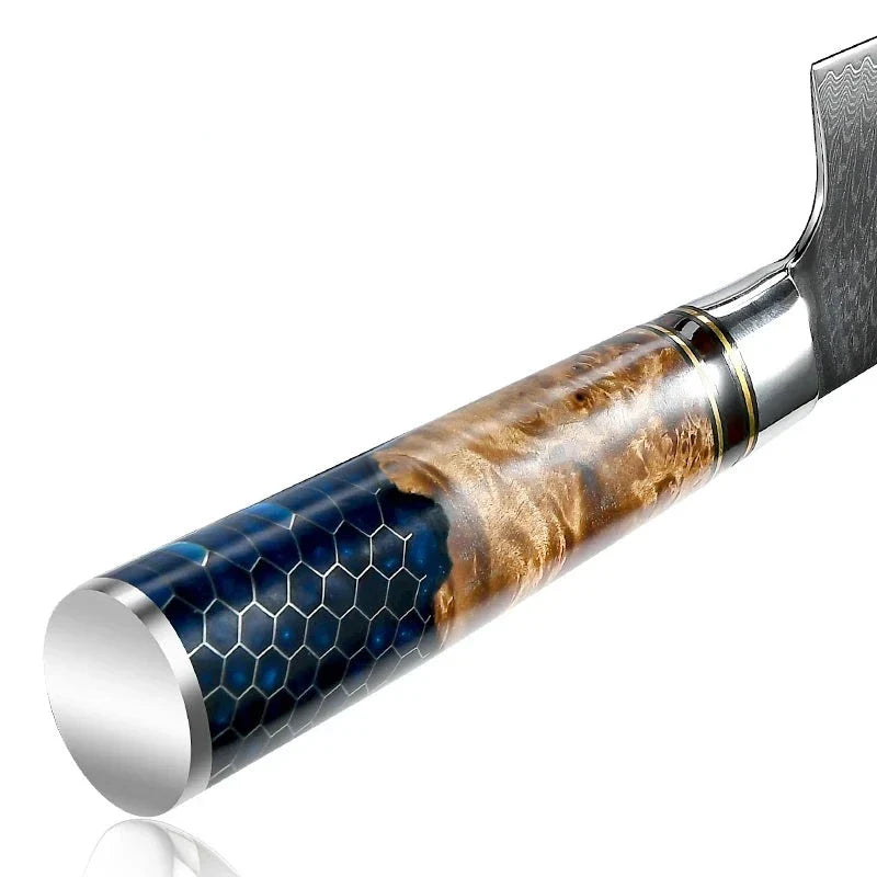 Damascus Nakiri Knife Itamae