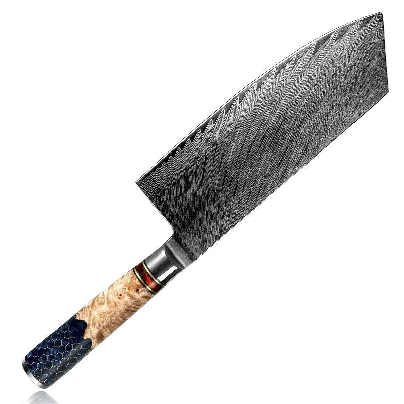 Damascus Nakiri Knife Itamae