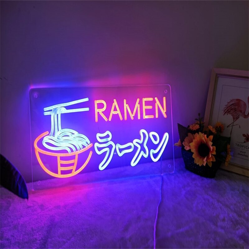 Ramen Noodles Neon Light