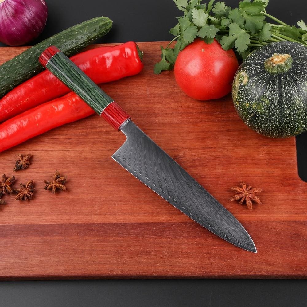 Chutoh Damascus Knife Mari