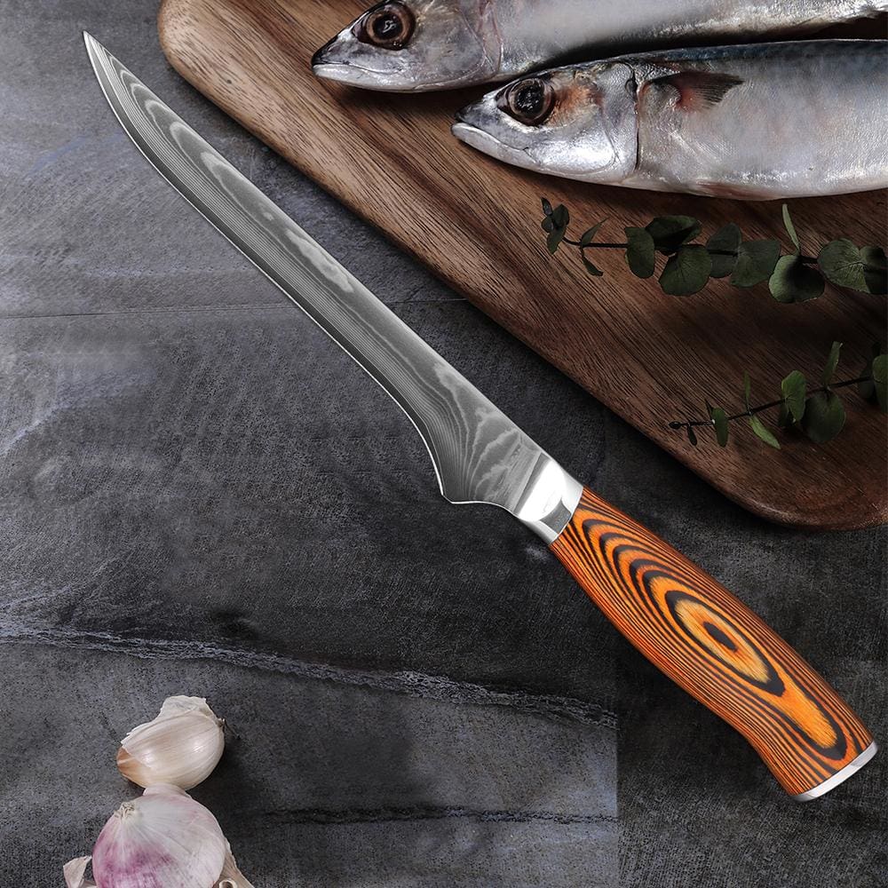 Damascus Boning Knife Sayumi