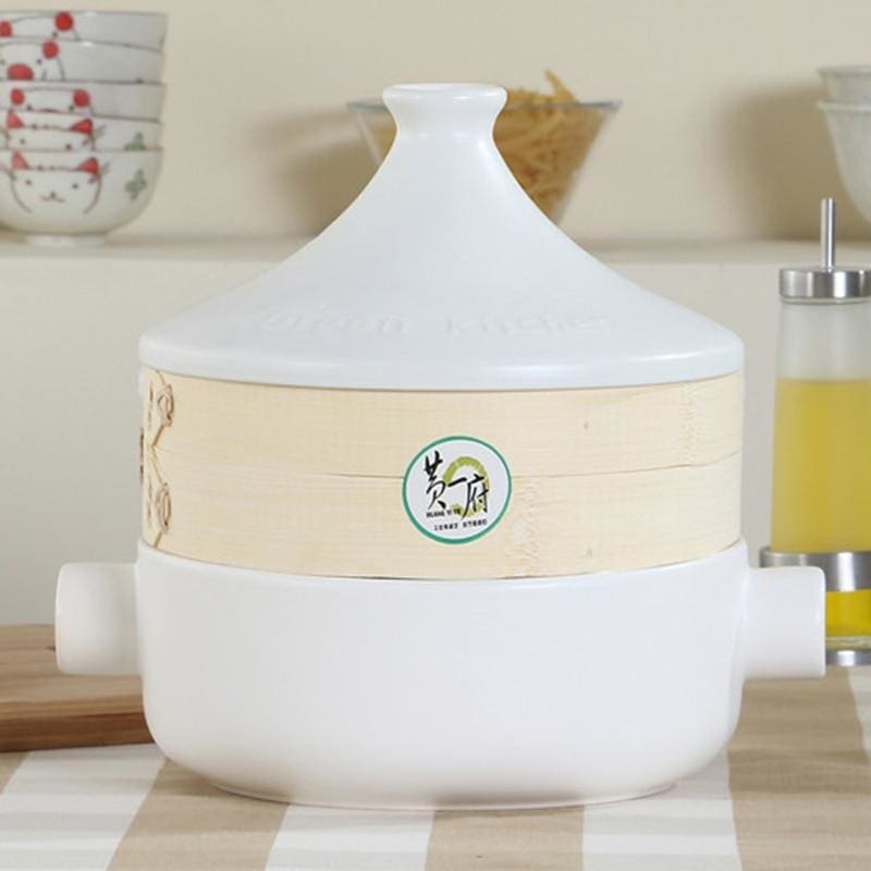 Donabe with Steamer Tenkawa ( 2 capacities and 2 pot covers)