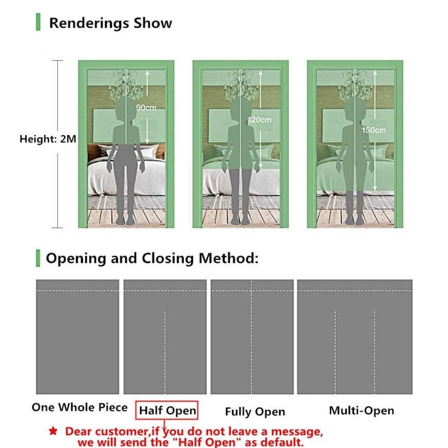 Door Curtain Imabari ( 2 sizes and 4 ways to hang it)