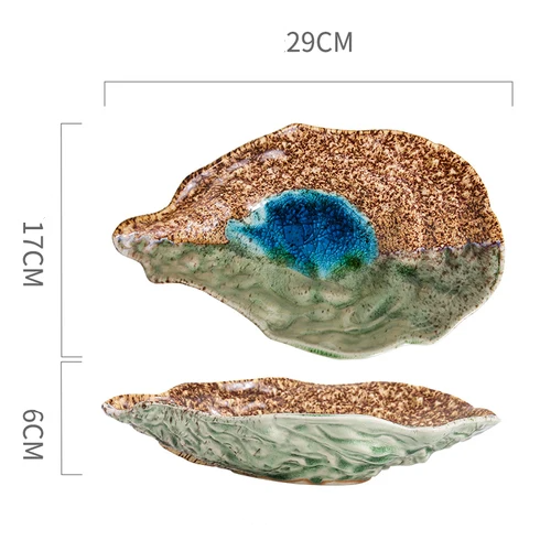 Creative Stone Oyster Plate Azami