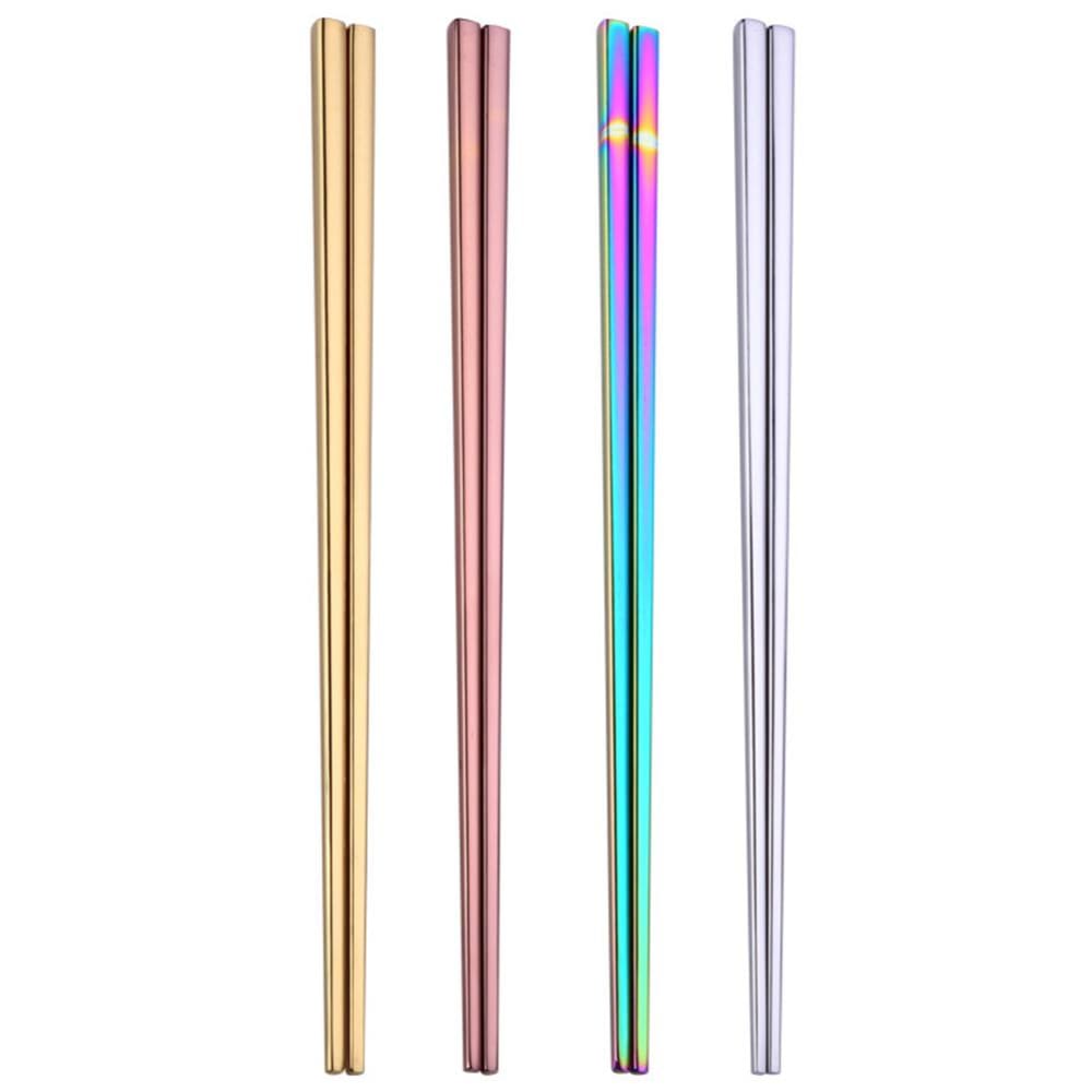 Metal Chopsticks Rainbow ( 4 colors)
