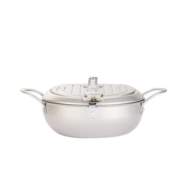 Tempura Frying Pot with Temperature Control Kurashiki ( 2 sizes and 2 colors)