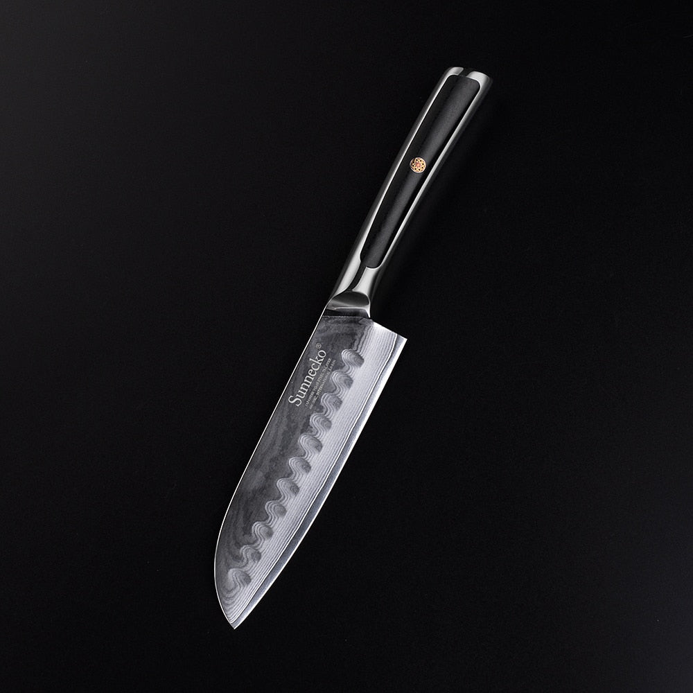 Damascus Santoku Knife Kosaka