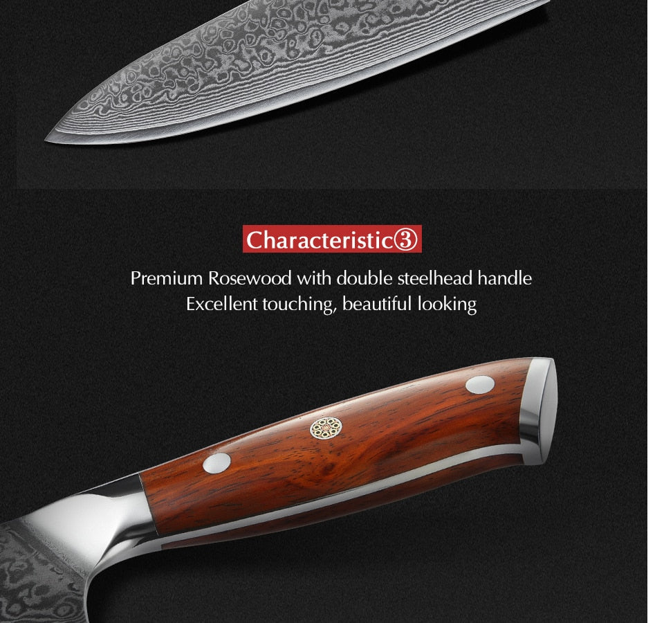 Gyuto Kitchen Knife Komainu (3 shapes)