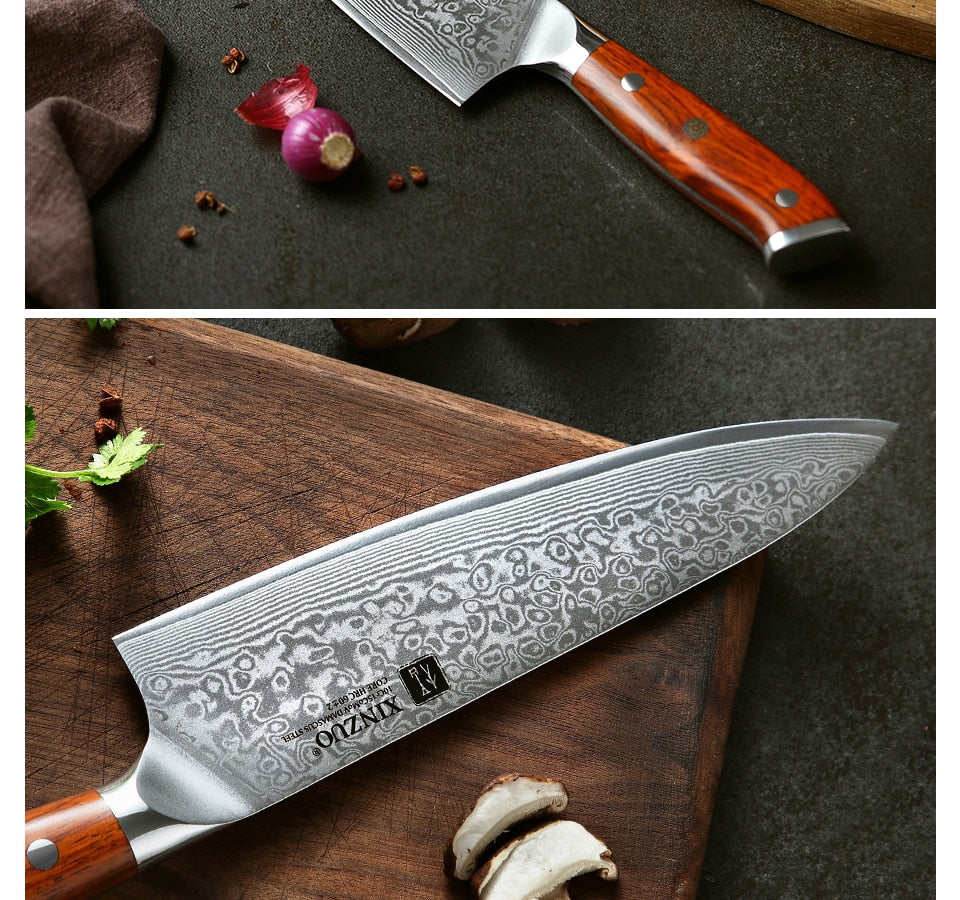 Gyuto Kitchen Knife Komainu (3 shapes)