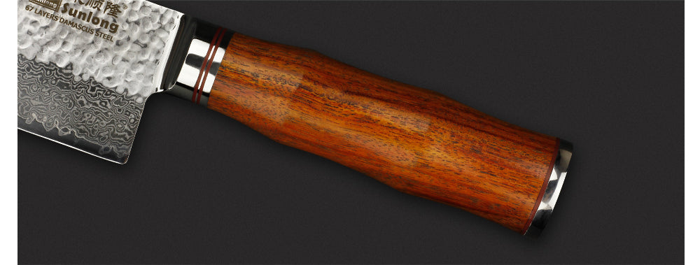 Damascus Nakiri Knife Aomori
