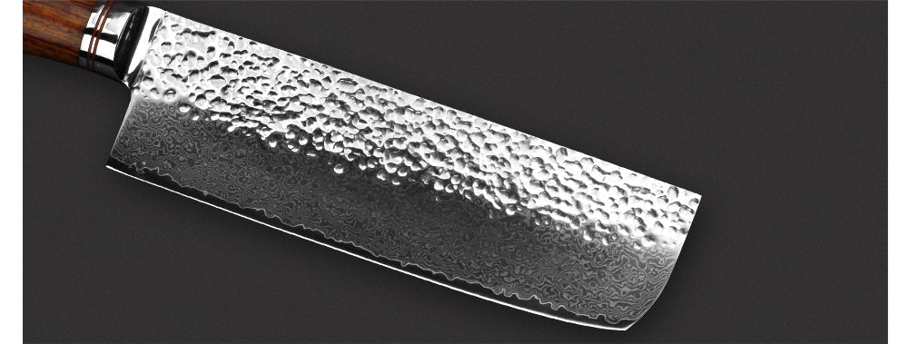 Damascus Nakiri Knife Aomori