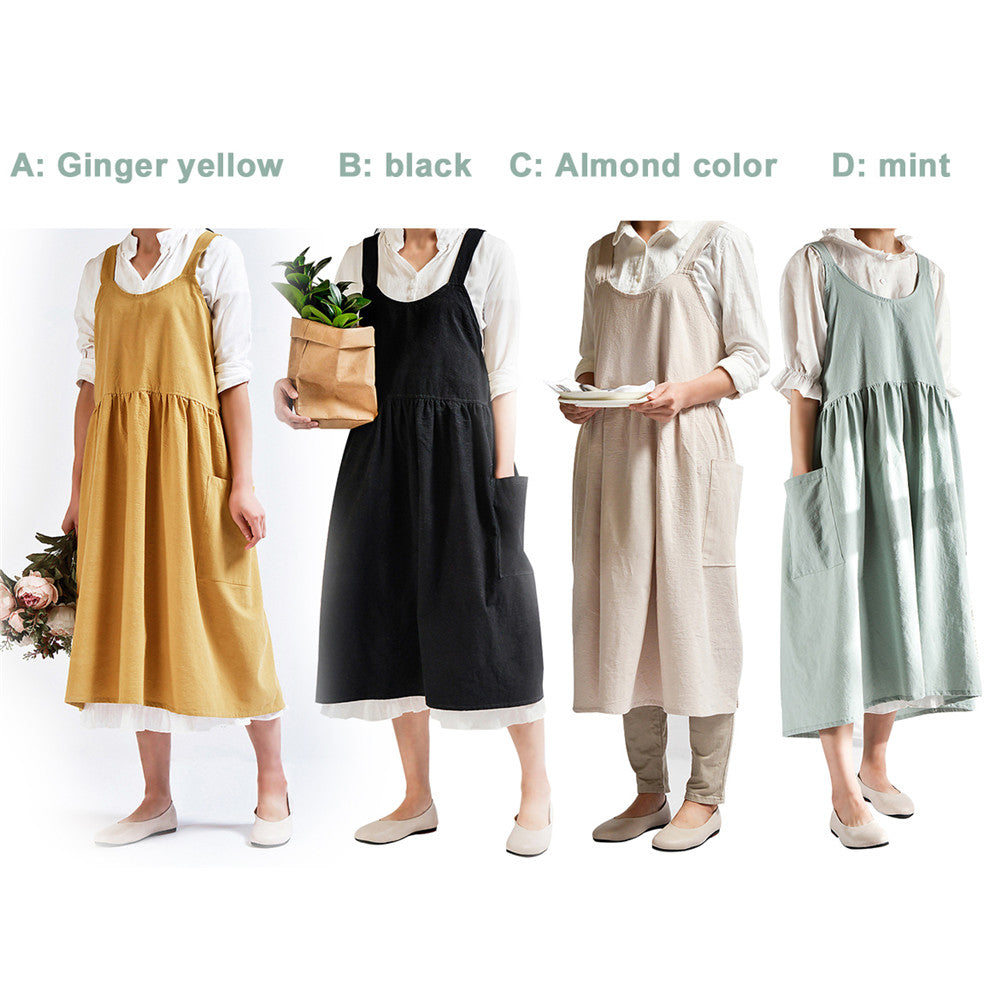 Woman Apron Hokkaido ( 4 colors)
