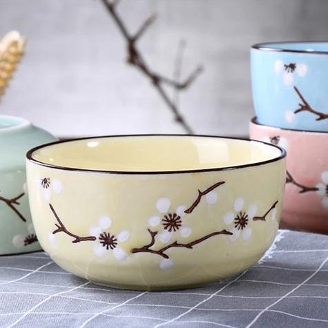 4 Bowls, 4 pairs of Chopsticks and 4 Spoons Set Mita (5 Colors)