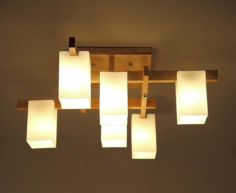 Ceiling Lamp Okkaigijidomae ( 4, 6 or 8 heads and 3 sizes)
