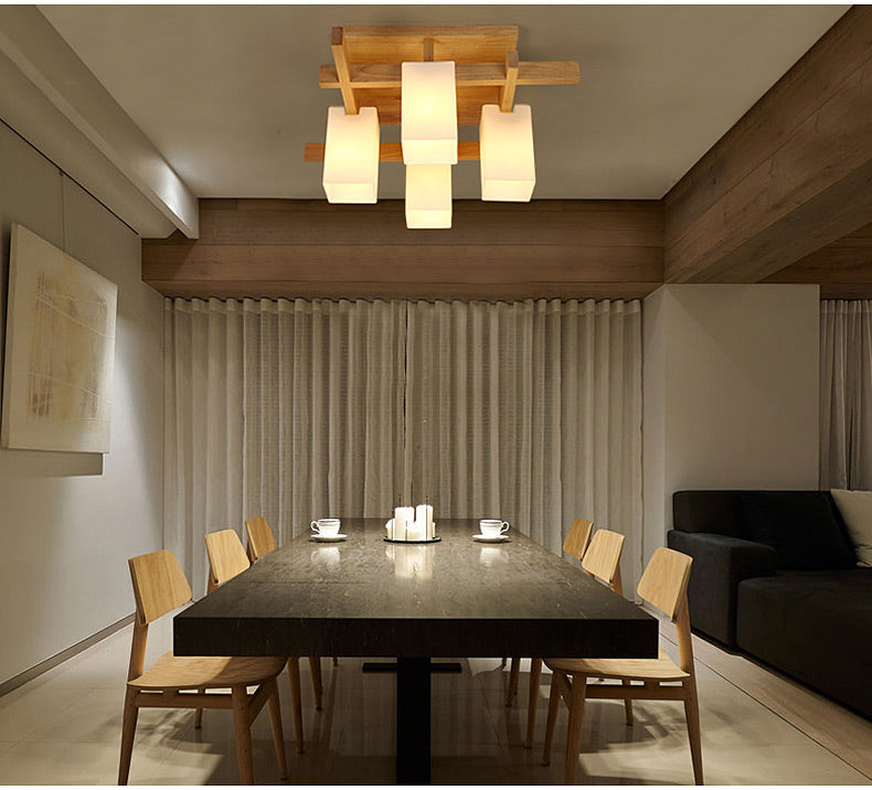 Ceiling Lamp Okkaigijidomae ( 4, 6 or 8 heads and 3 sizes)