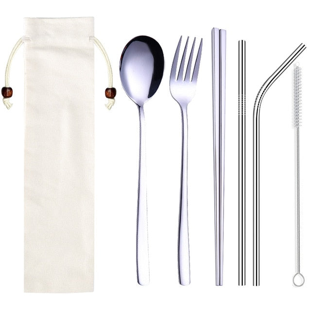Chopsticks and Cutlery Set Higashi (5 colors)
