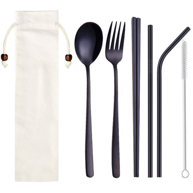 Chopsticks and Cutlery Set Higashi (5 colors)