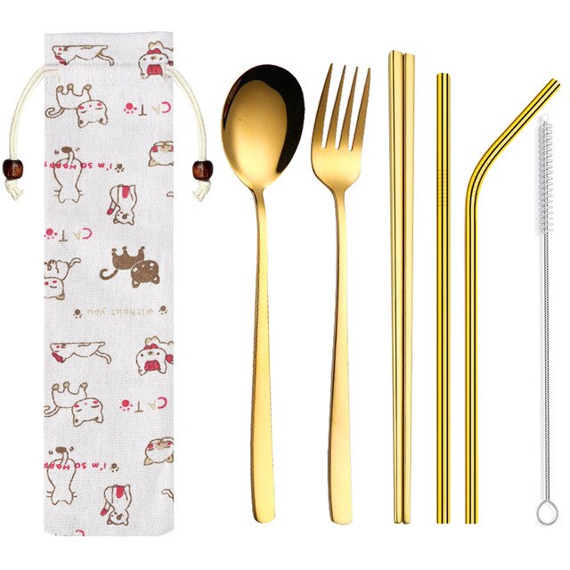 Chopsticks and Cutlery Set Minami (5 colors)