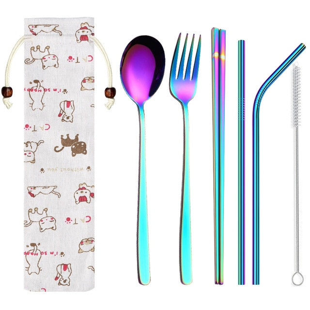Chopsticks and Cutlery Set Minami (5 colors)
