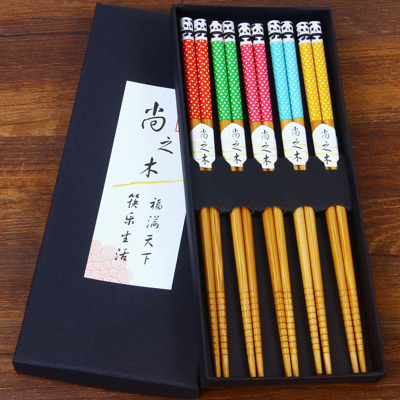 5 Pairs of Chopsticks Set Wiesneri (9 Colors)