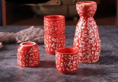 Sake Set Tsuga (11 Colors)