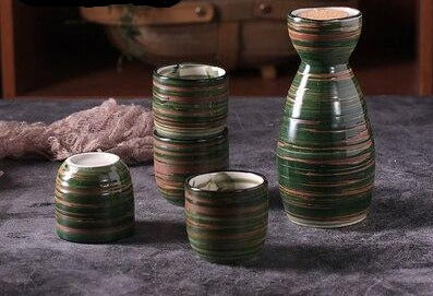 Sake Set Tsuga (11 Colors)
