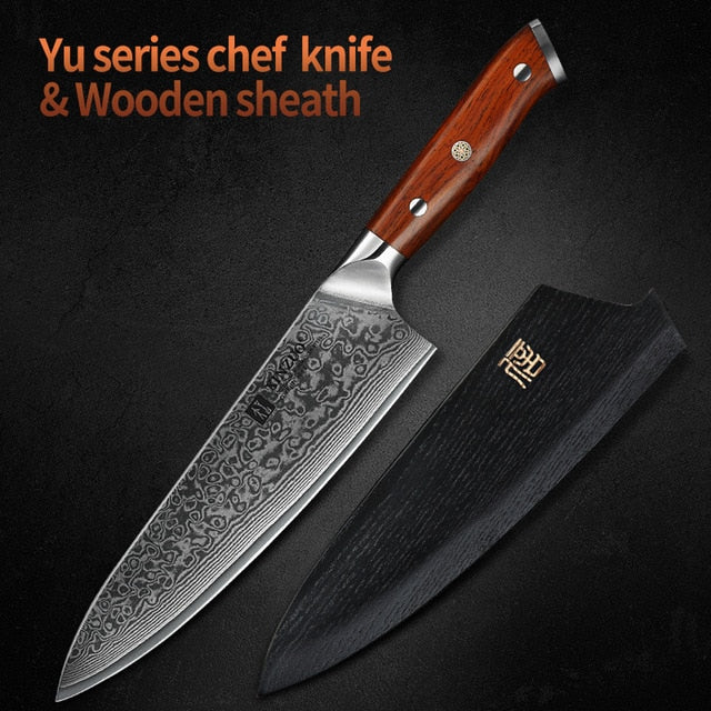 Gyuto Kitchen Knife Komainu (3 shapes)
