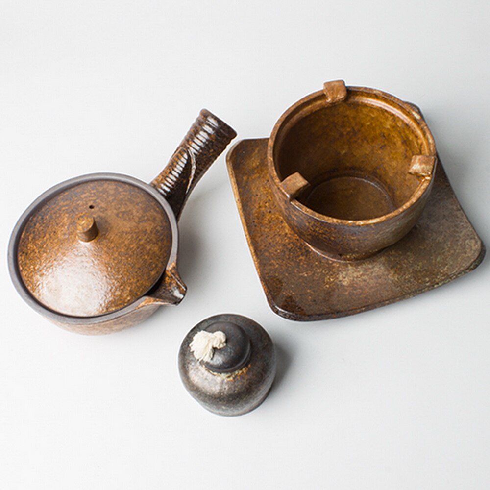 Teapot with Warm Teapot Stove Miyabei