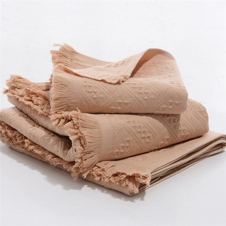 Towels Bathroom Ibi (4 Colors & 2 Sizes)