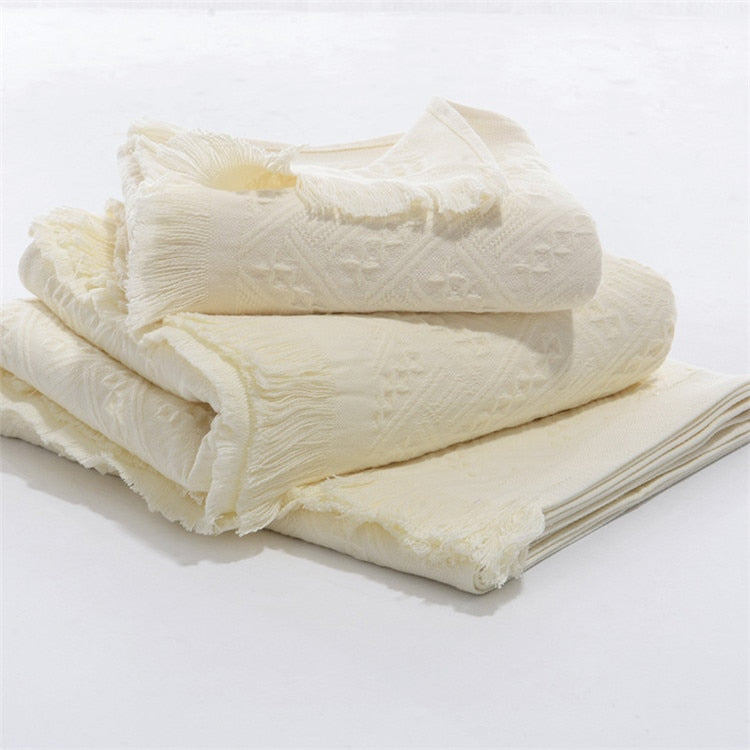 Towels Bathroom Ibi (4 Colors & 2 Sizes)