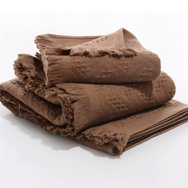 Towels Bathroom Ibi (4 Colors & 2 Sizes)