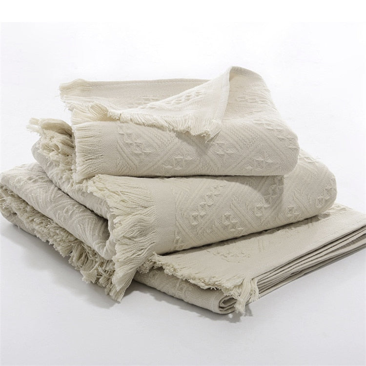 Towels Bathroom Ibi (4 Colors & 2 Sizes)