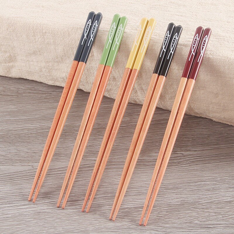 5 or 10 Pairs of Chopsticks Set Aliena (6 Colors)