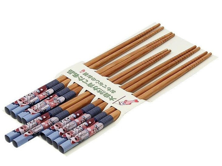 5 Pairs of Chopsticks Set Kaempferi (5 Colors)