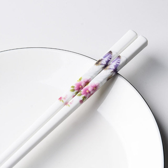 Porcelain Chopsticks Shiretoko (14 Models 10 Pairs)