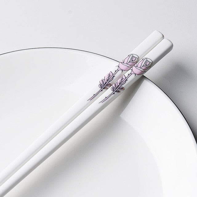 Porcelain Chopsticks Shiretoko (14 Models 10 Pairs)