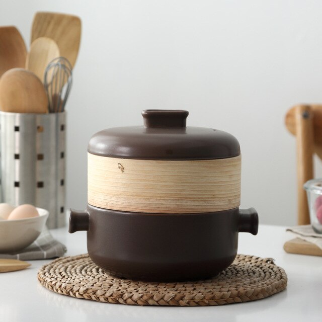 Casserole with Steamer Enryaku-ji (5 Colors and 3 Sizes)