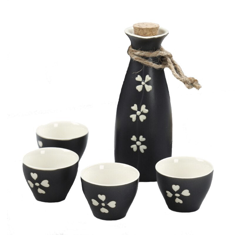 Sake Set Kaikoma (5 Colors)