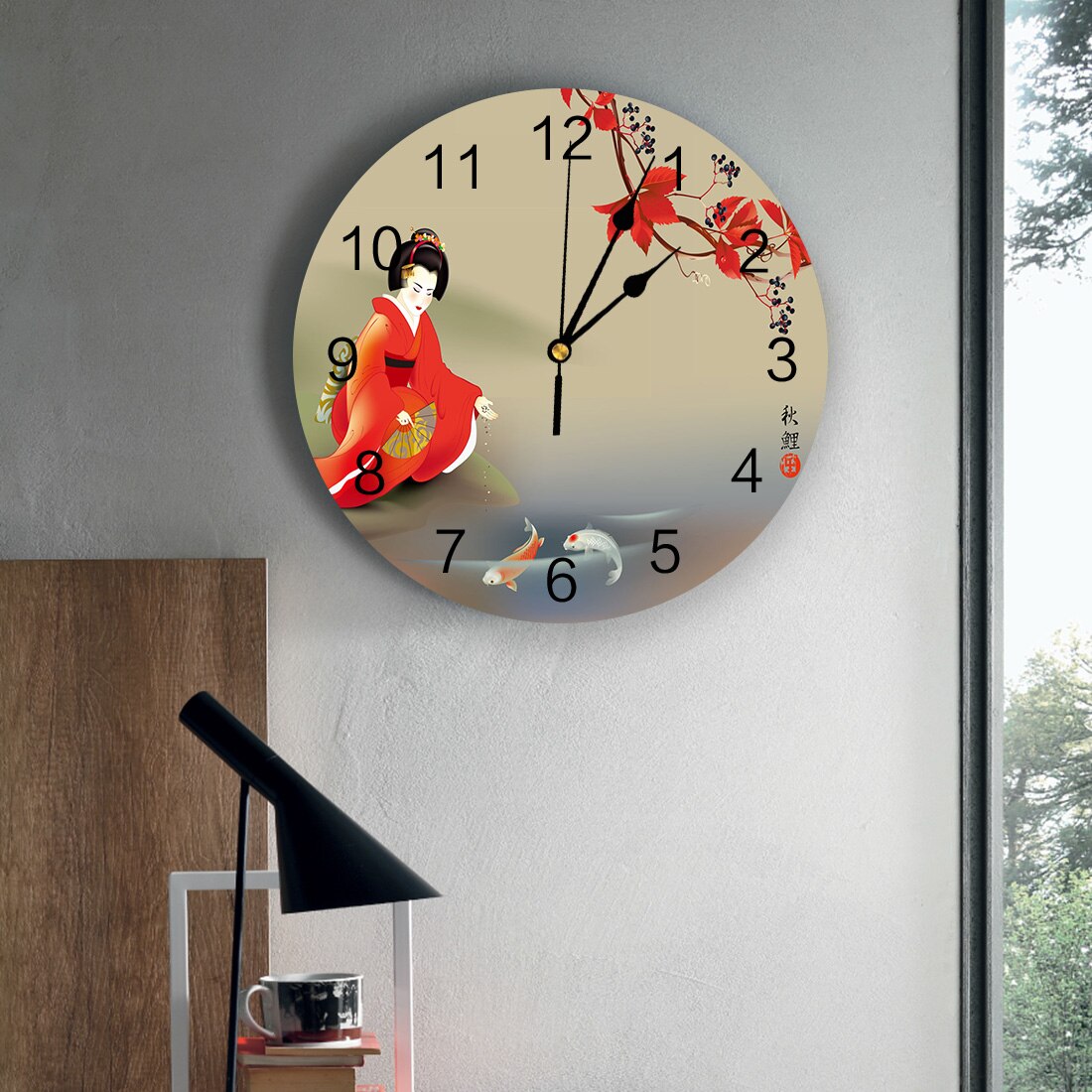 Wall Geisha Clock Oshin (20 Models)