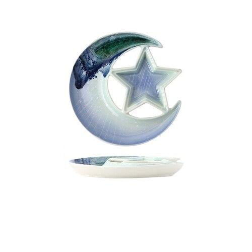 Sushi Plate with Sauce Bowl Sukai (13 Colors)