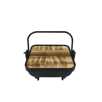 Sukiyaki Pot and Stove Set Biei (4 Sizes)