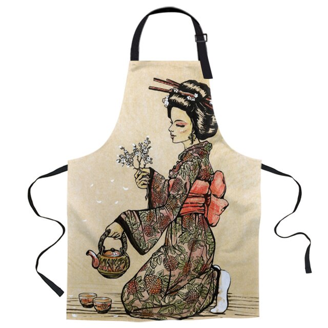 Kitchen Apron Geisha