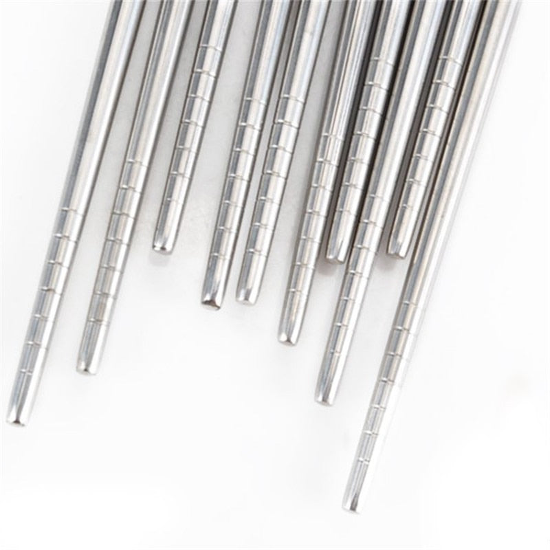 5 pairs of Metal Chopsticks Okubo