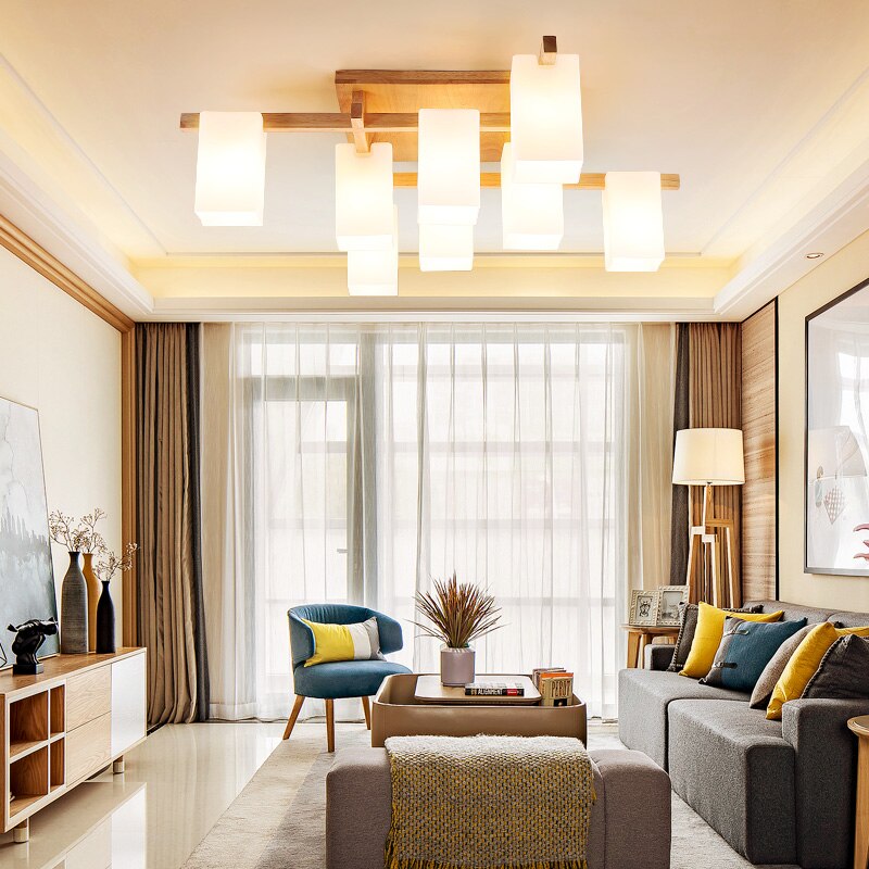 Ceiling Lamp Okkaigijidomae ( 4, 6 or 8 heads and 3 sizes)