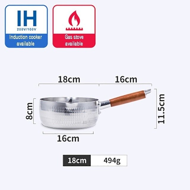 Saucepan Suginami ( 2 sizes and with or without lid)
