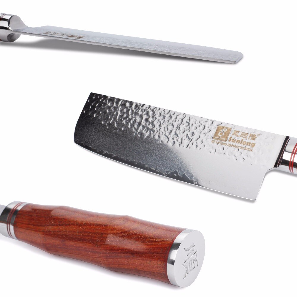 Damascus Nakiri Knife Aomori